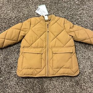 H&M Kids Quilted Jacket - Tan 18 month